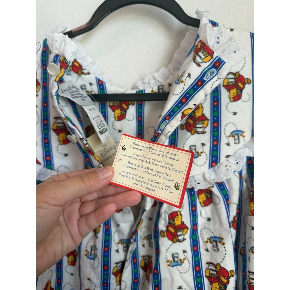 Vintage Walt Disney Lanz of Salzburg Winnie the Pooh Nightgown Size 1X NWT! - Picture 11 of 12
